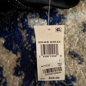 A black sparkly cocktail dress